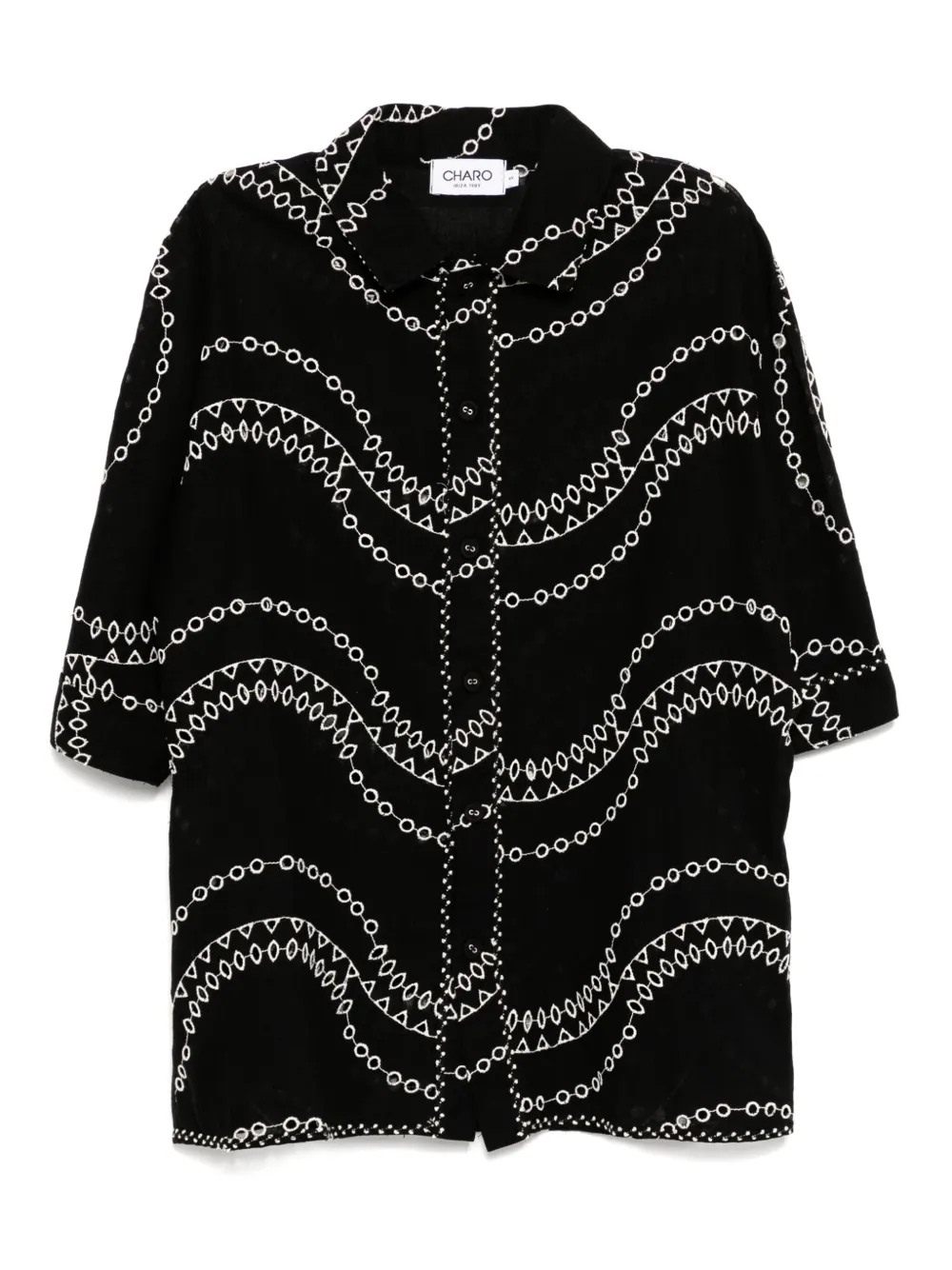 Charo Ruiz Ibiza Josie blouse Zwart