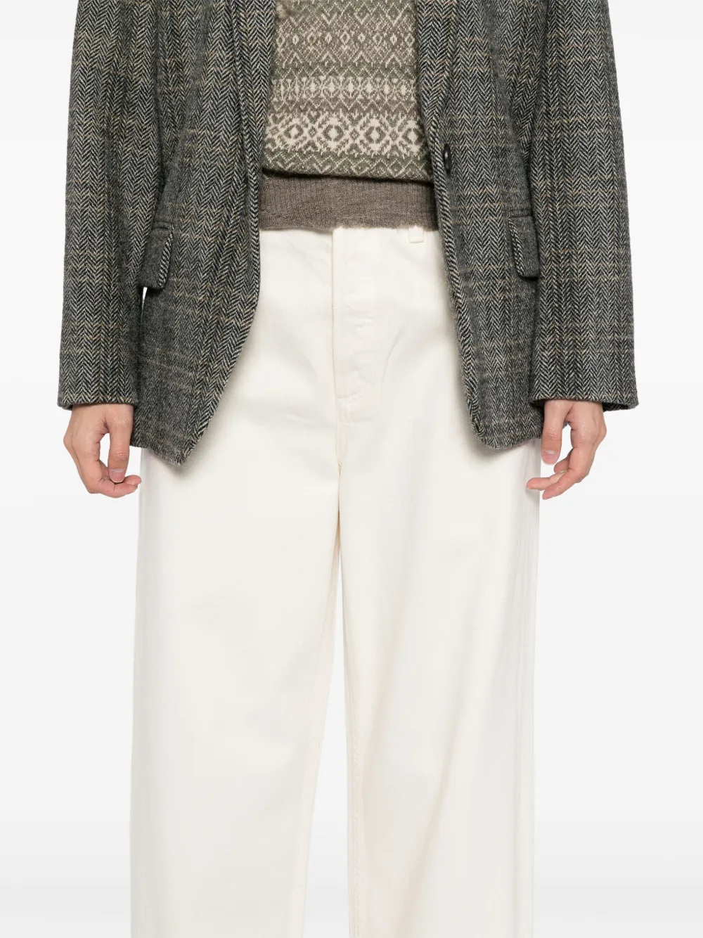 AGOLDE Low Slung Baggy straight jeans Beige