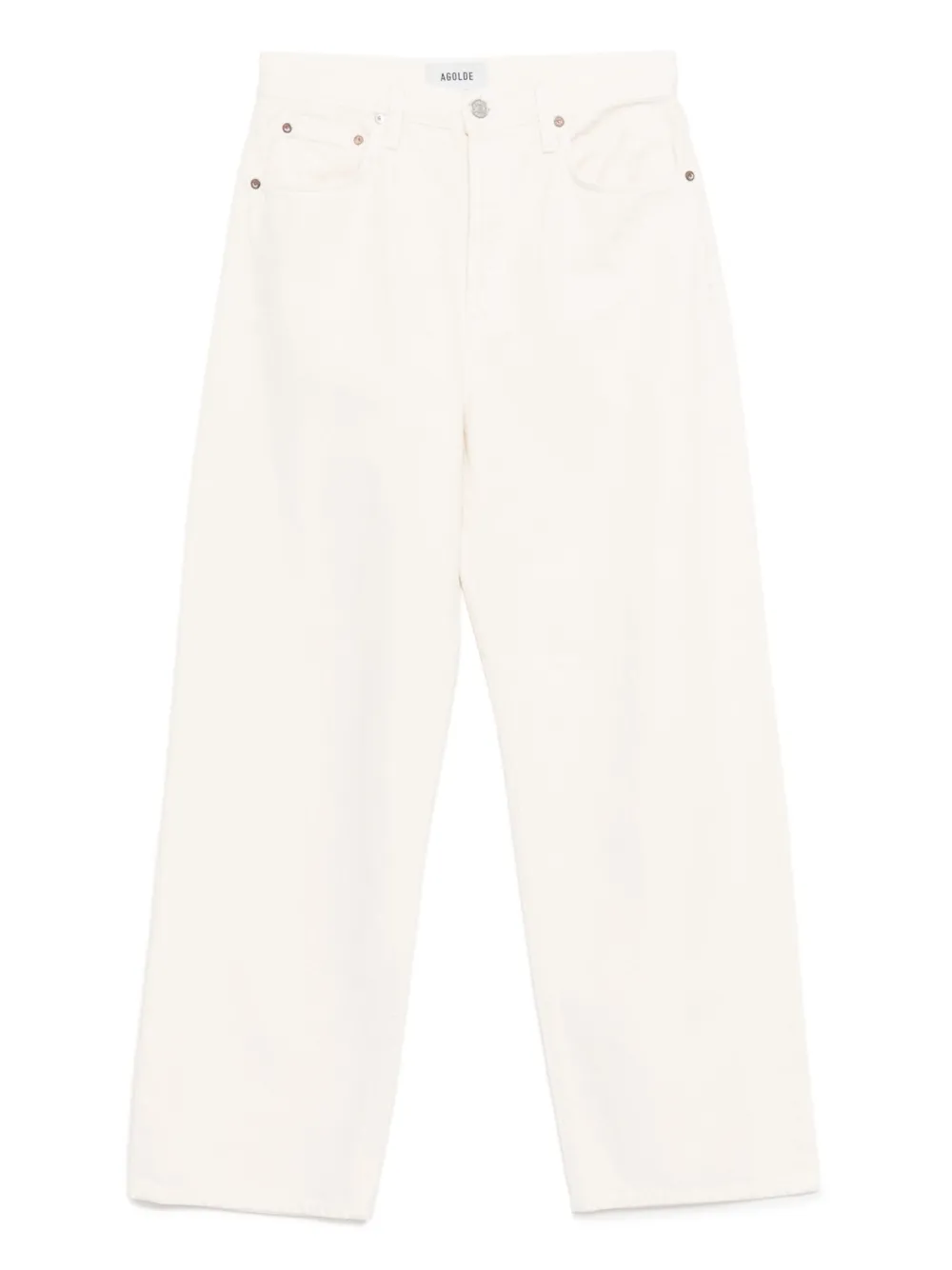 AGOLDE Low Slung Baggy straight jeans Beige