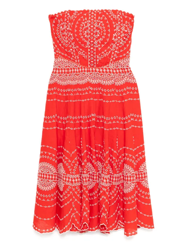 charo ruiz red dress Charo Ruiz Ibiza Jaily Short Dress in Formula Red