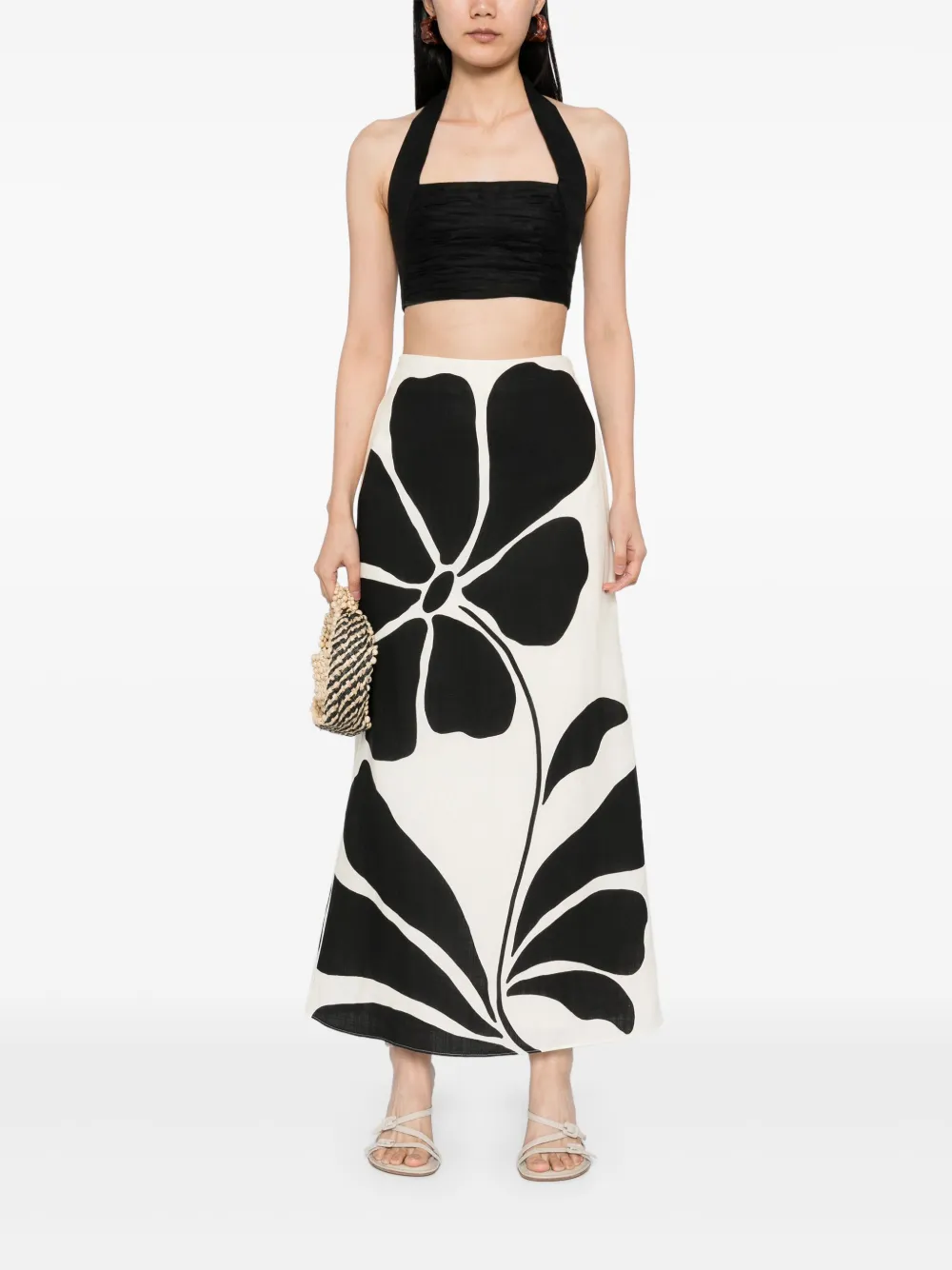 Cala de la Cruz Tua maxi-rok - Beige