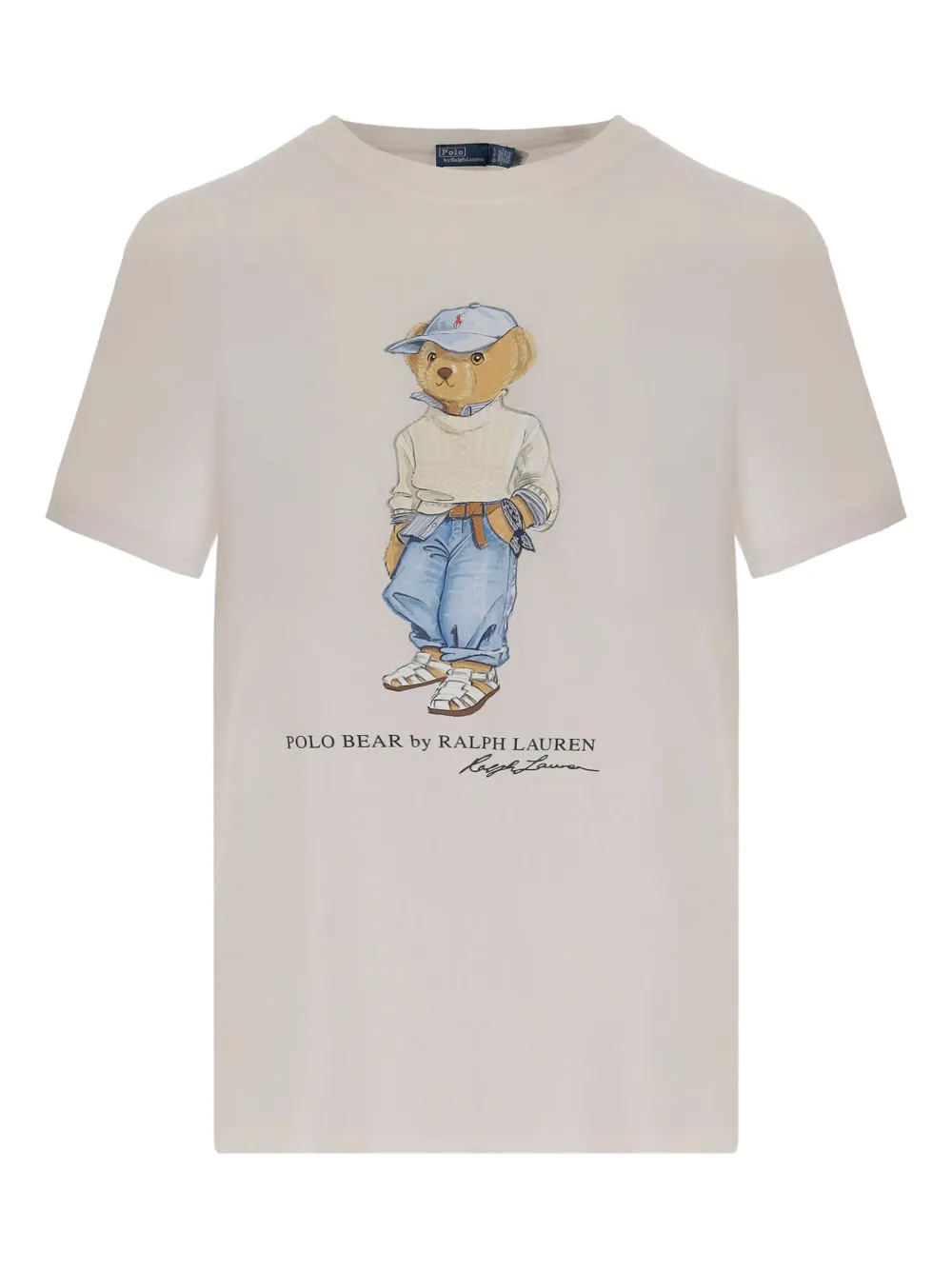 Polo Ralph Lauren T-shirt met beerprint Wit