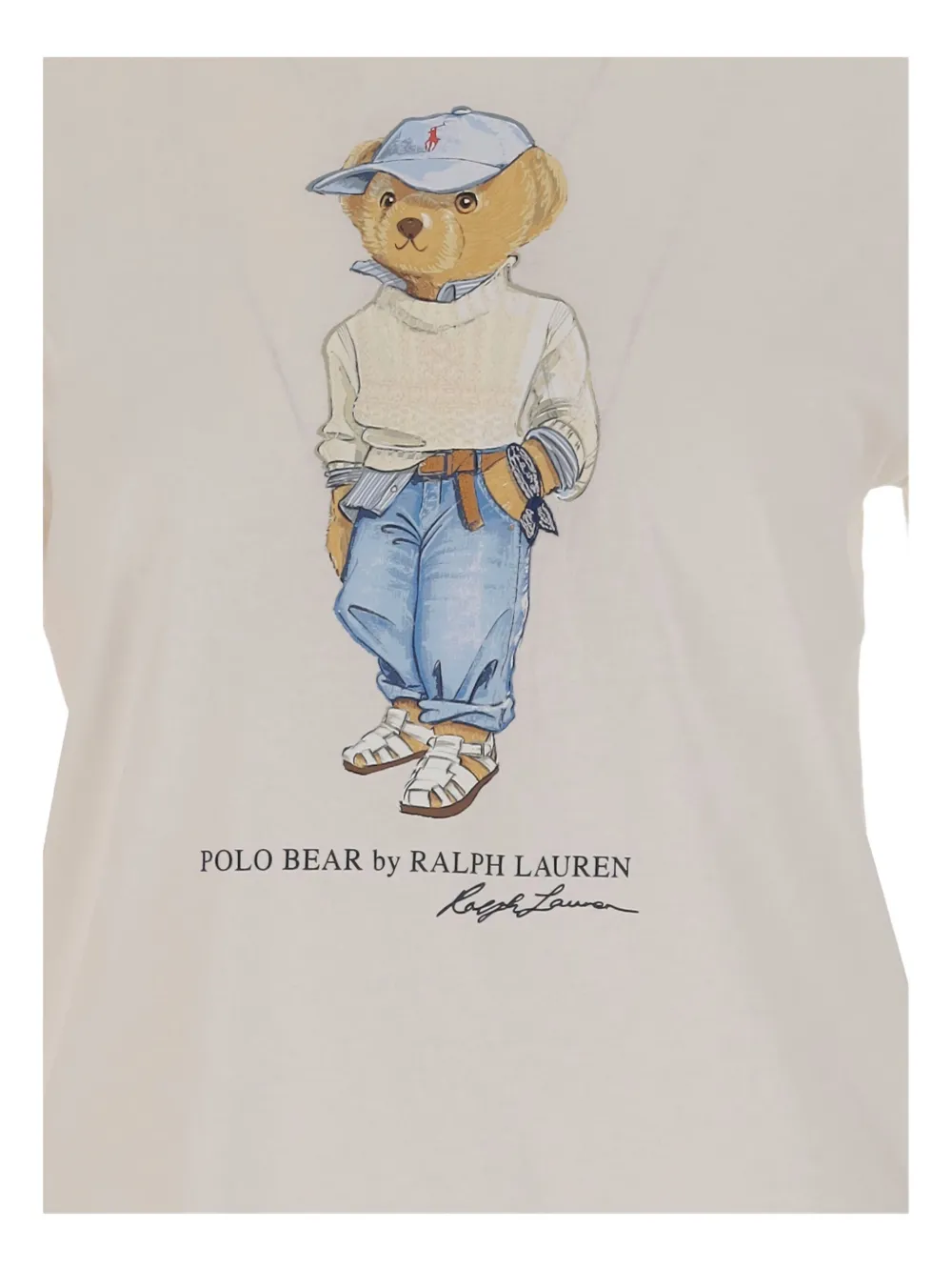 Polo Ralph Lauren T-shirt met beerprint Wit