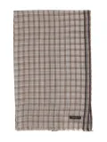 Faliero Sarti checked scarf - Neutrals