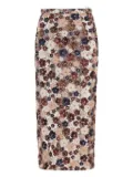 Nº21 sequin-embellished skirt - Neutrals