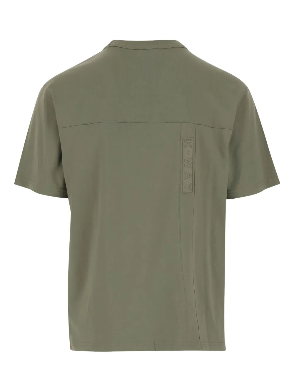 K-Way Katoenen T-shirt - Groen