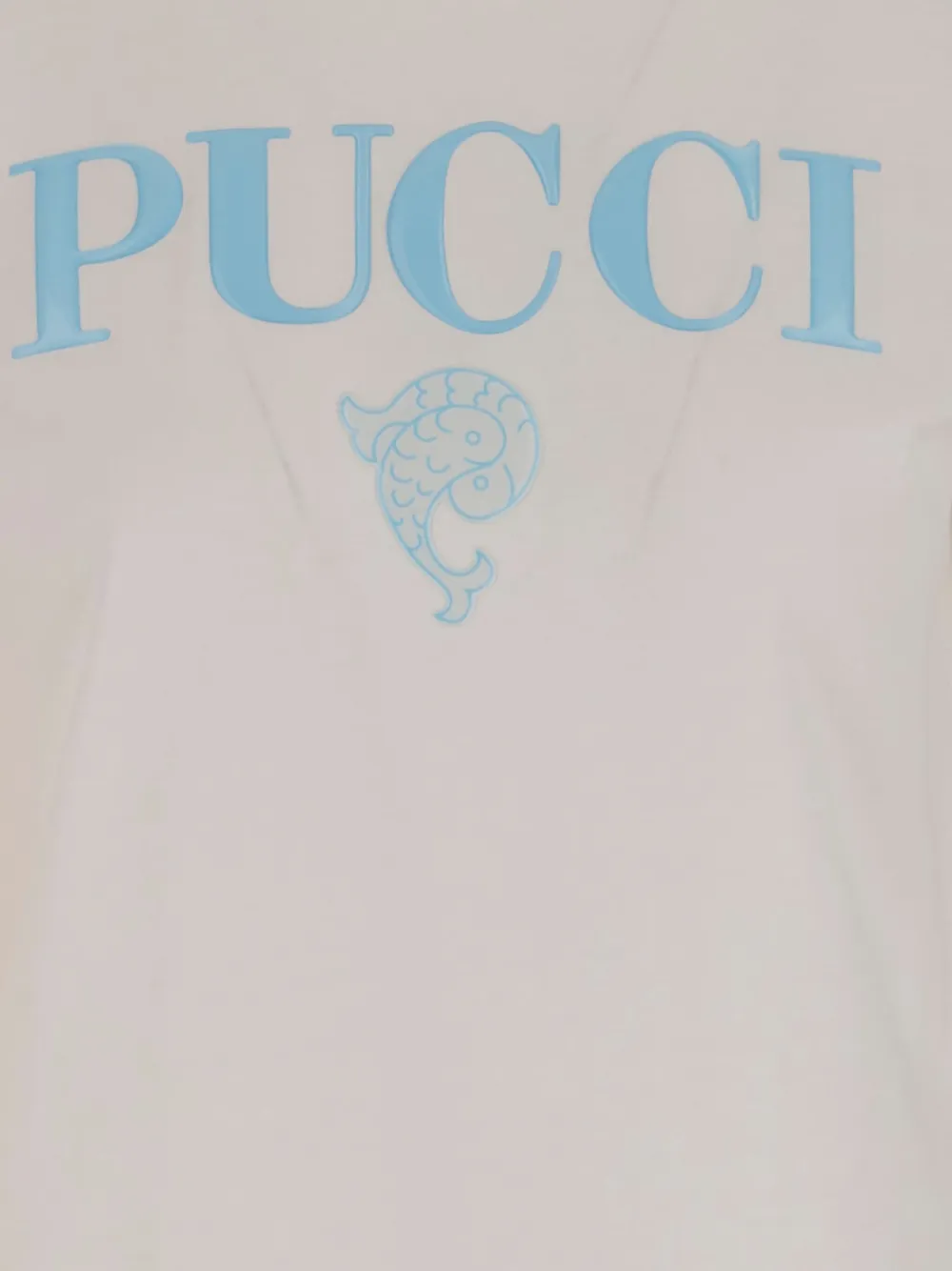 PUCCI Katoenen T-shirt Wit