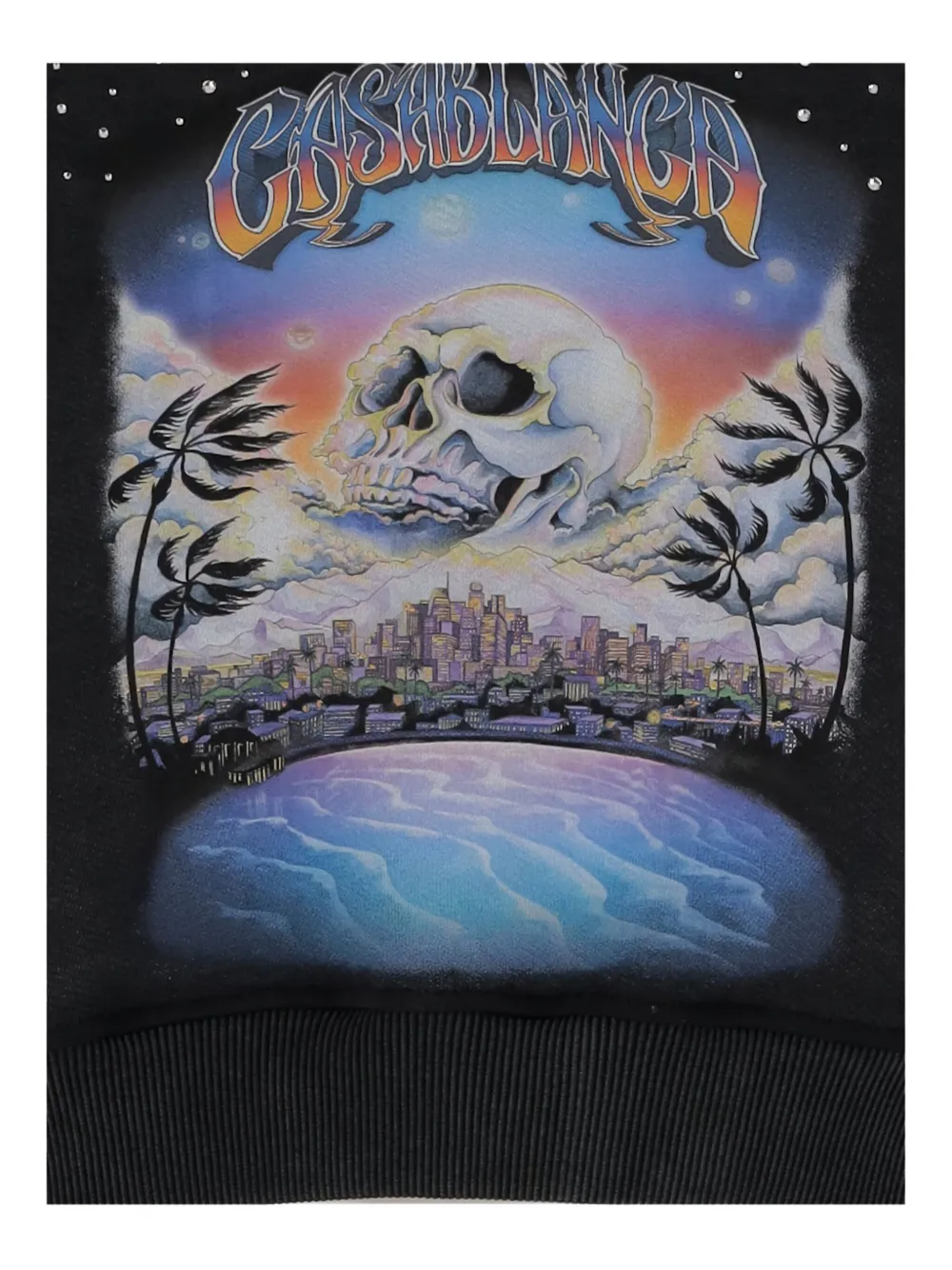 Casablanca Sweater van biologisch katoen Zwart