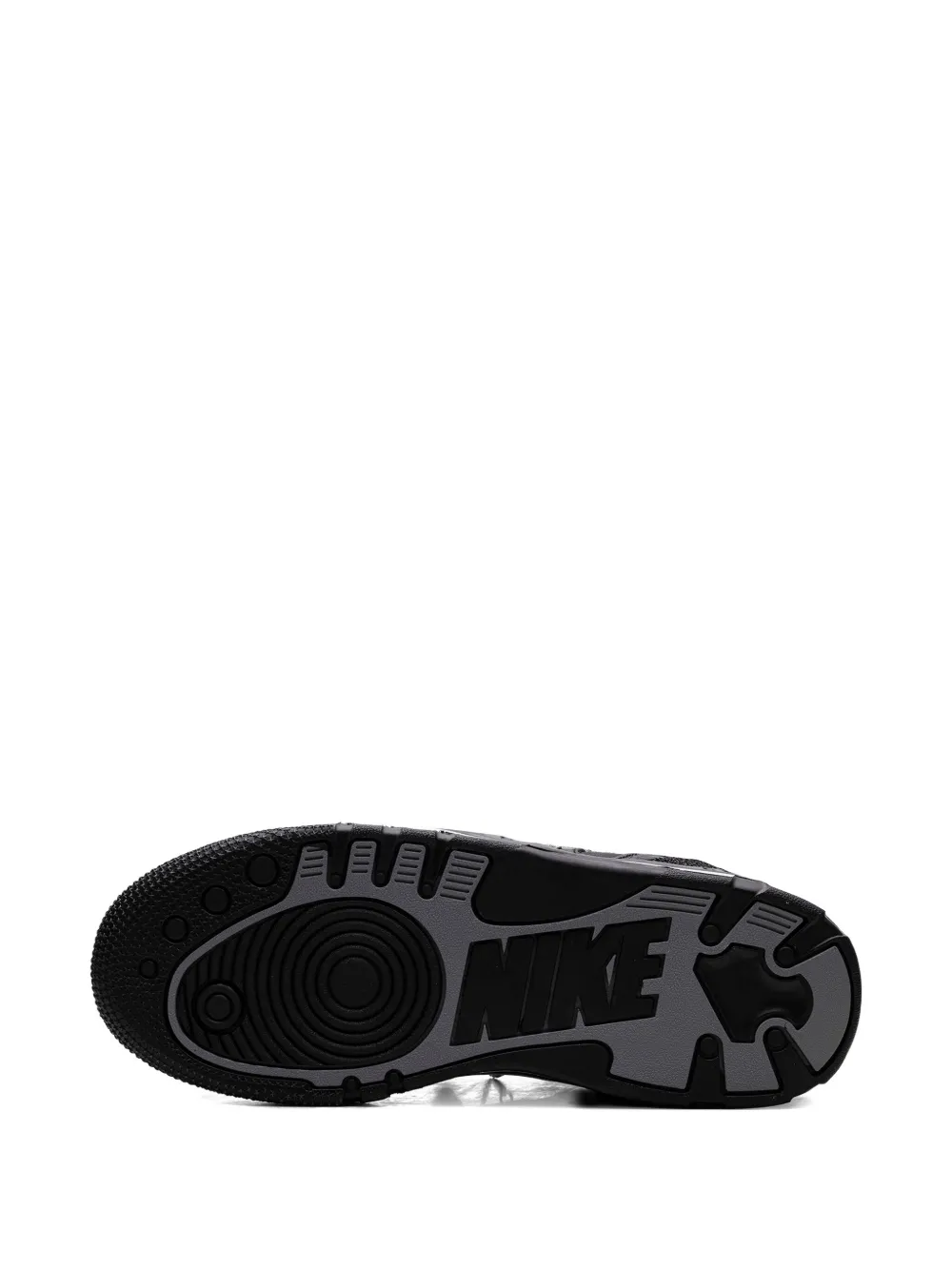 Nike x NIGO Air Force 3 SP "Black White Smoke Grey Metallic Platinum" sneakers