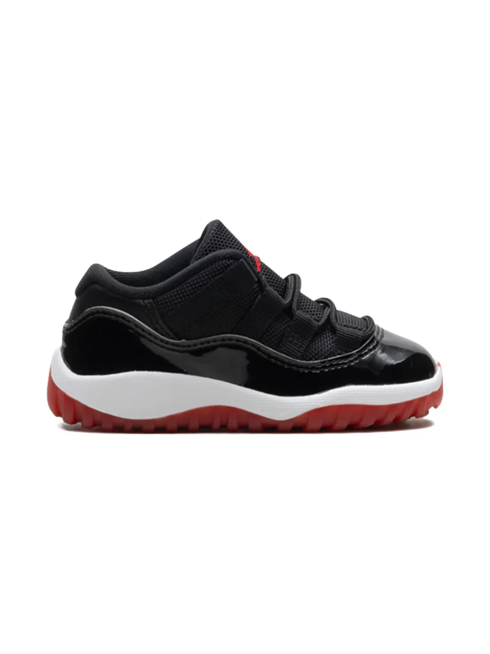 Jordan Kids Air Jordan 11 Retro Low Bred "Black Varsity Red White" sneakers Zwart