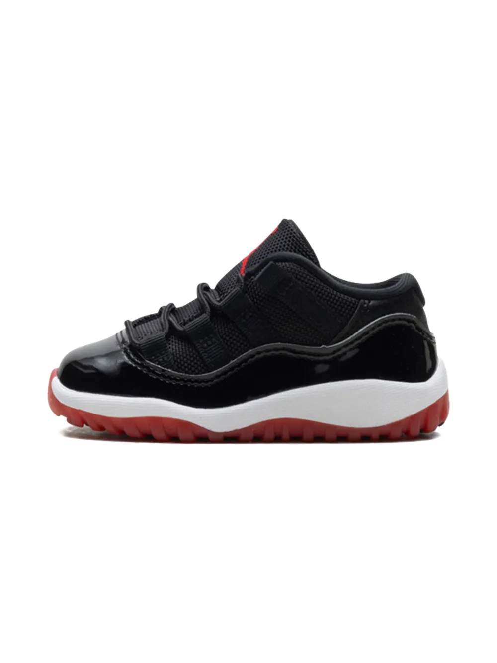 Jordan Kids Air Jordan 11 Retro Low Bred "Black Varsity Red White" sneakers Zwart