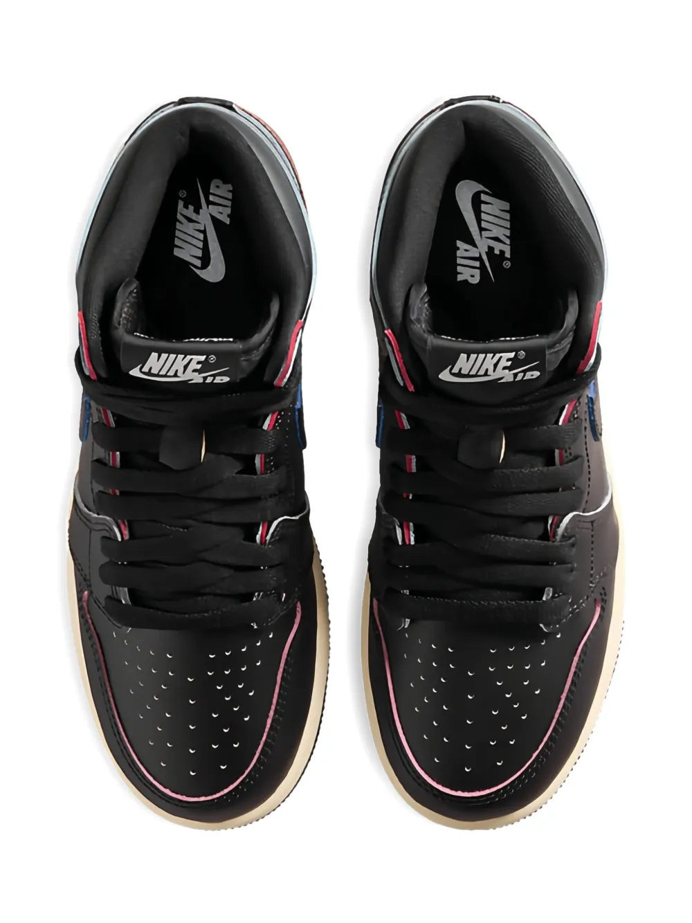Jordan Kids Air Jordan 1 Retro Black sneakers - Zwart