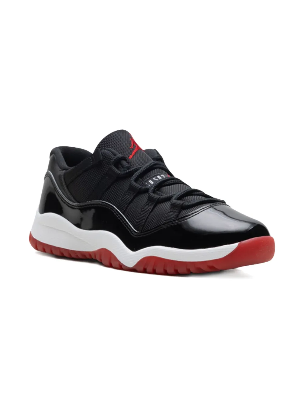 Jordan Kids Air Jordan 11 Retro Low PS Bred Black/Varsity Red/White sneakers - Zwart