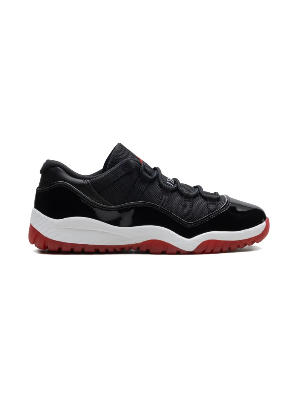 Jordan Kids Air Jordan 11 Retro Low PS Bred "Black Varsity Red White" sneakers Zwart
