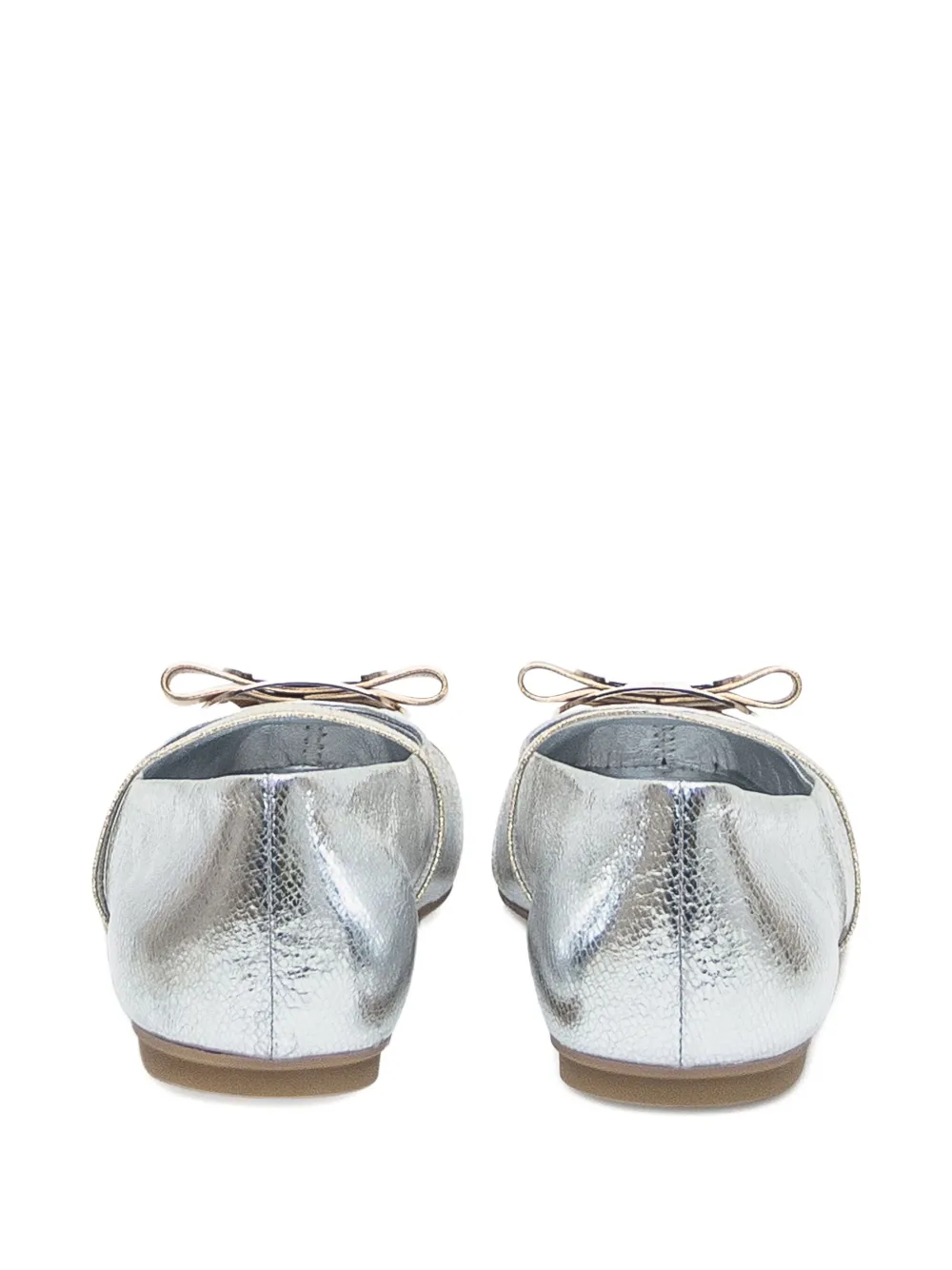 Ferragamo Zina flat pumps Zilver