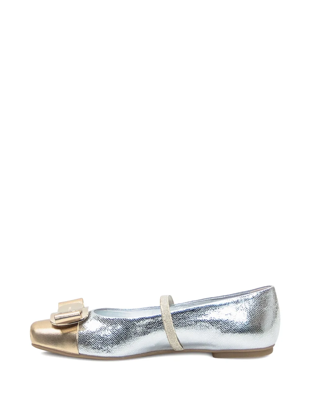 Ferragamo Zina flat pumps Zilver