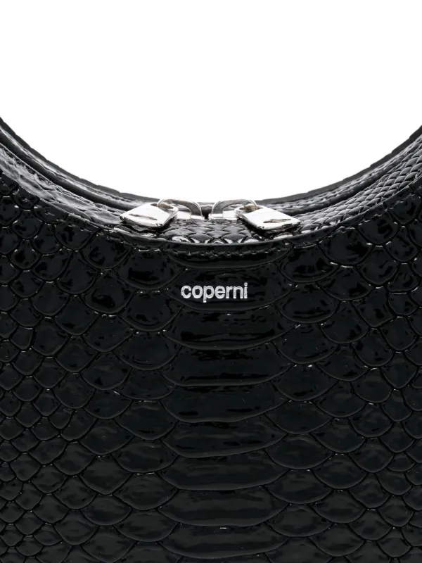 Coperni ブラックレザーショルダーバッグ Swipe Bag – Coperni