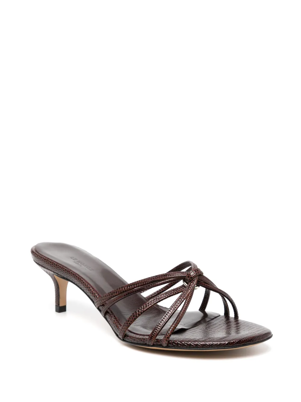 Le Monde Beryl 50 mm Sofia sandalen - Bruin