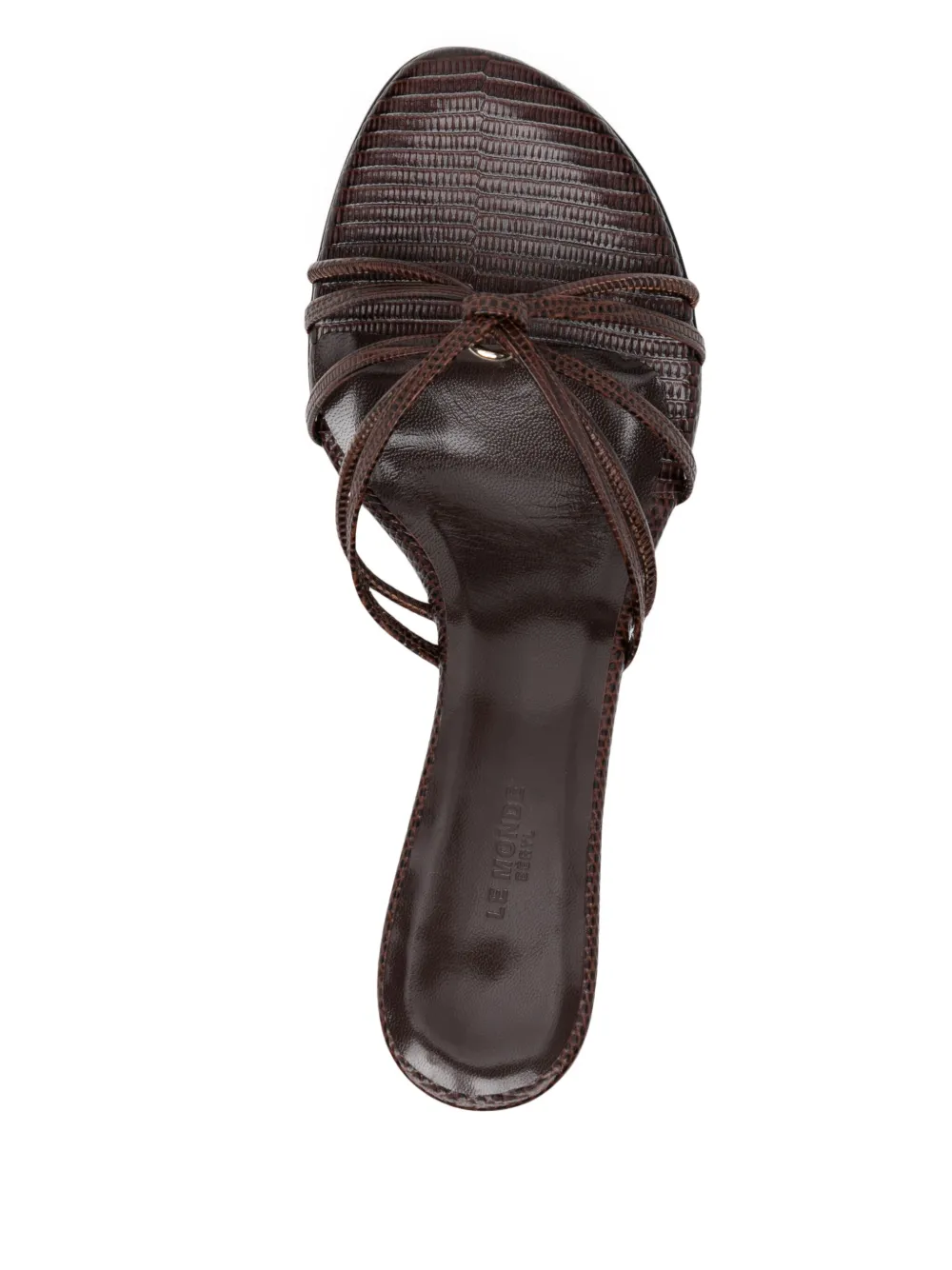 Le Monde Beryl 50mm Sofia sandals Brown