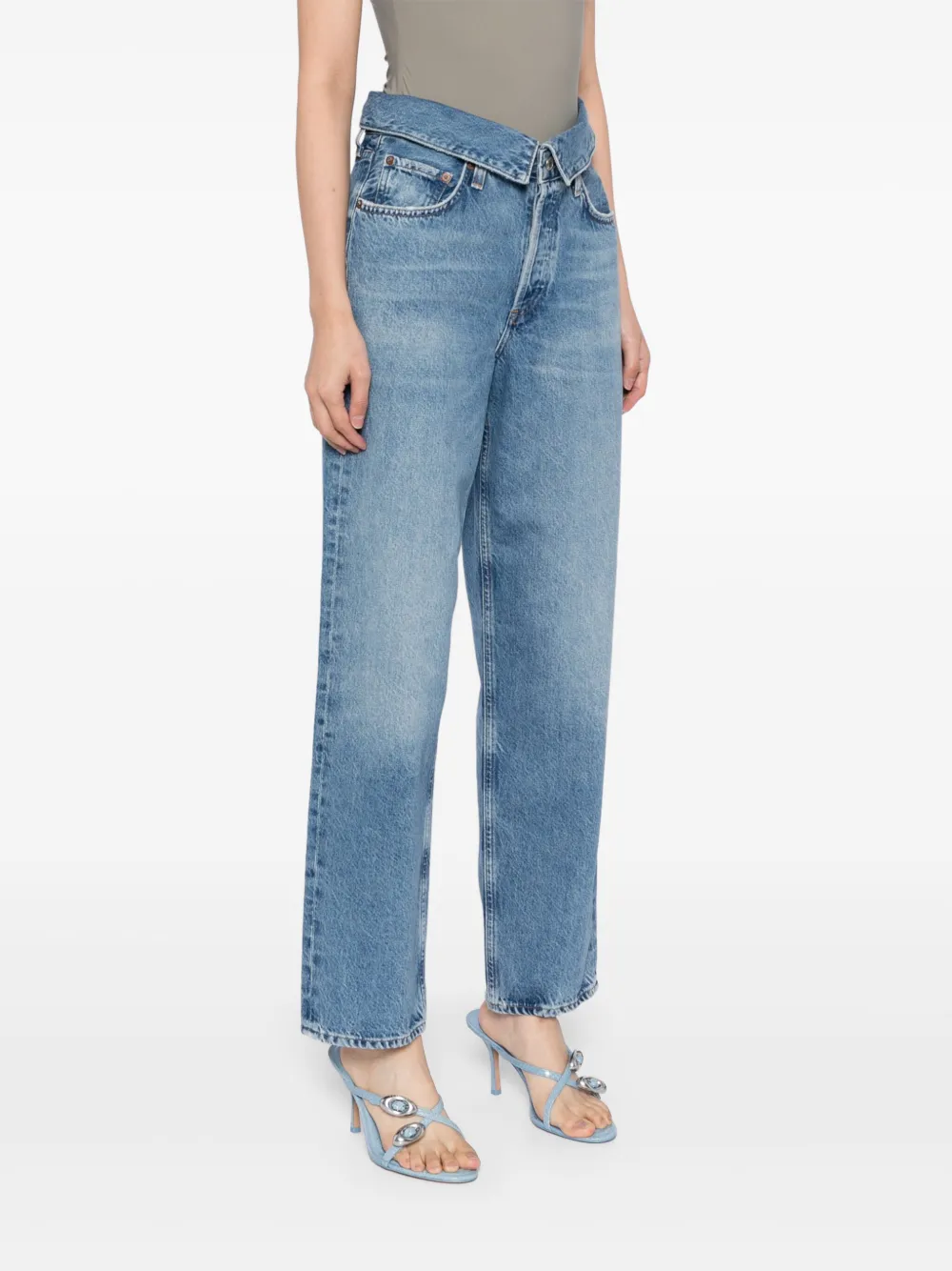 AGOLDE Jeans met toelopende pijpen Blauw
