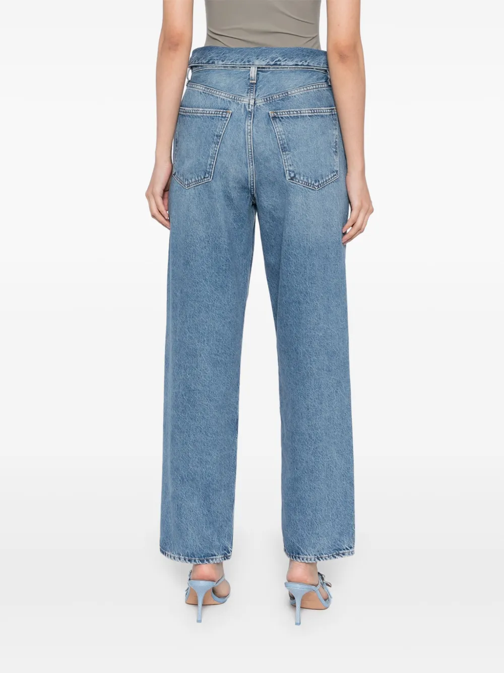 AGOLDE Jeans met toelopende pijpen Blauw