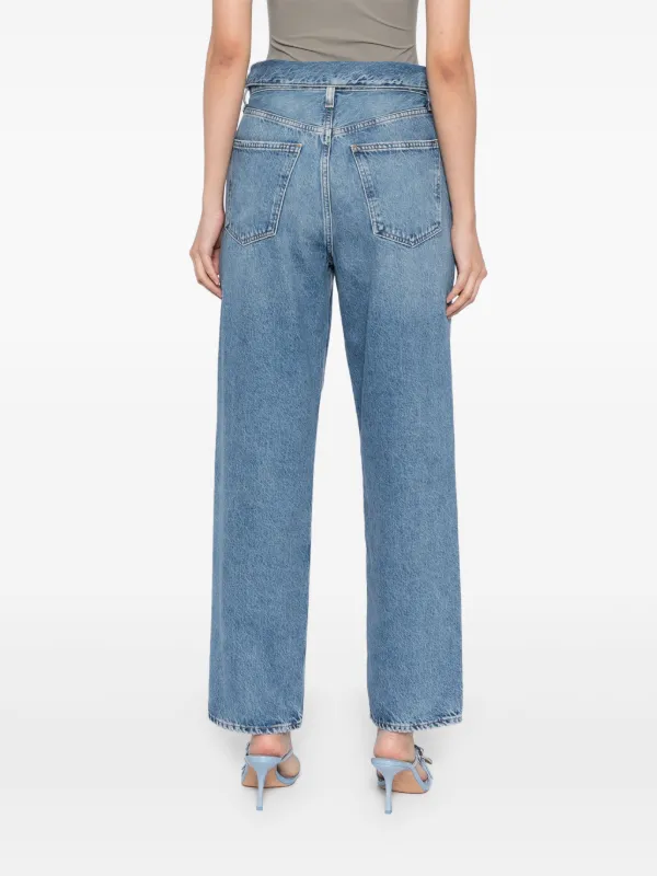 AGOLDE Echo Tapered Jeans | Blue | FARFETCH