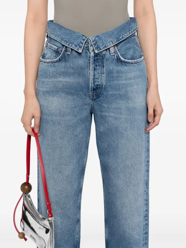 AGOLDE Echo Tapered Jeans | Blue | FARFETCH