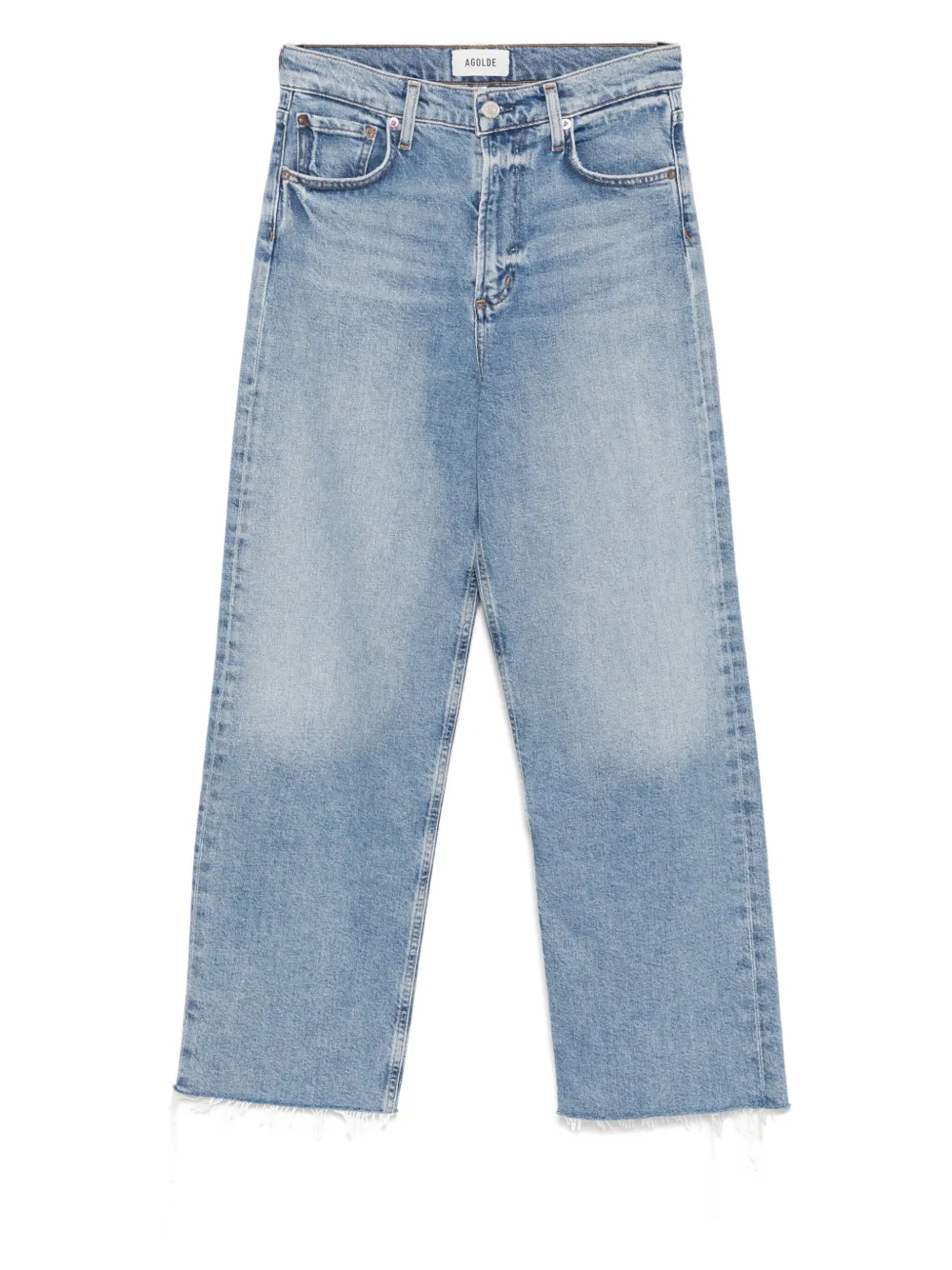 AGOLDE Jeans met wijde pijpen Blauw