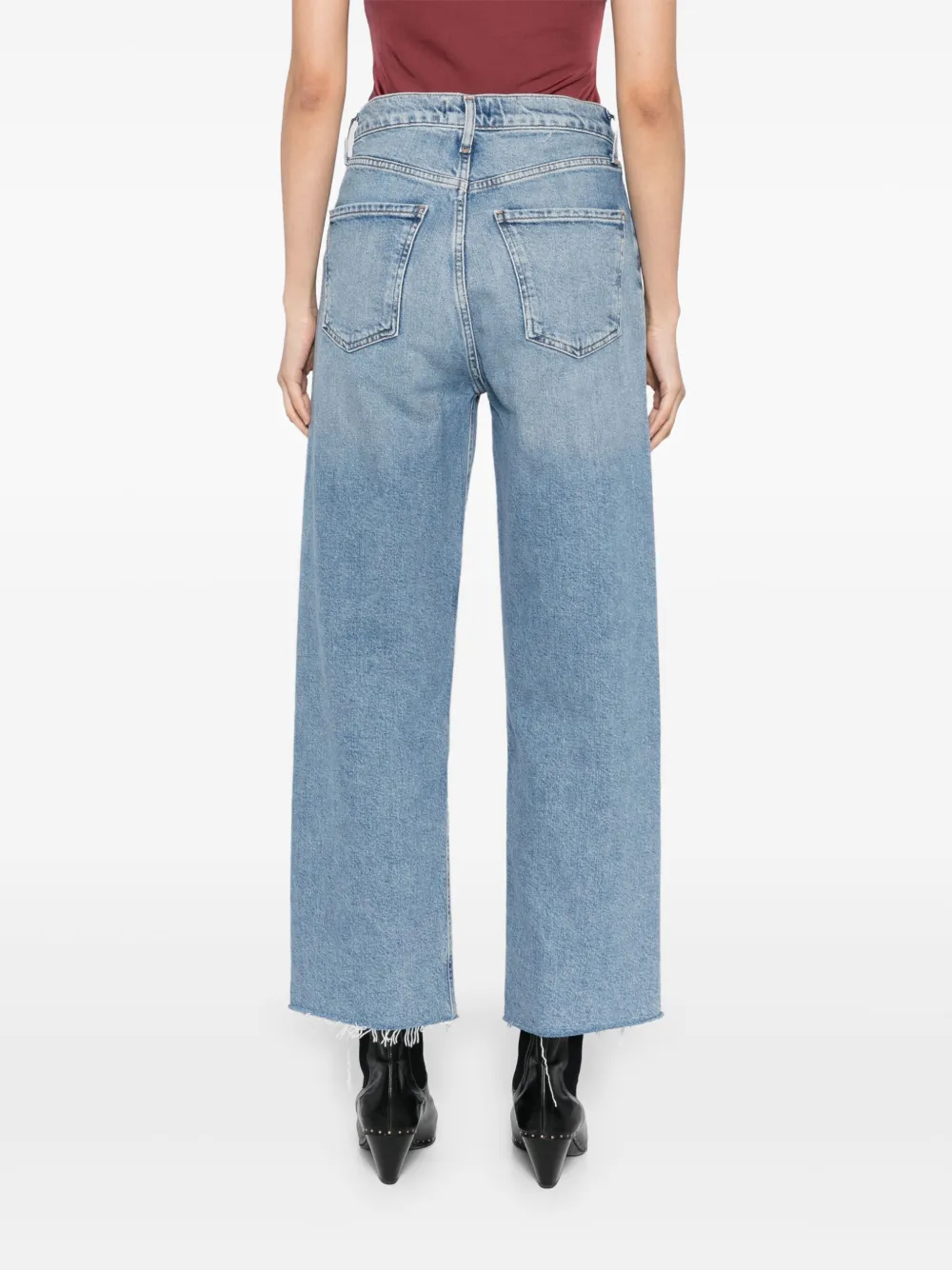 AGOLDE Jeans met wijde pijpen Blauw