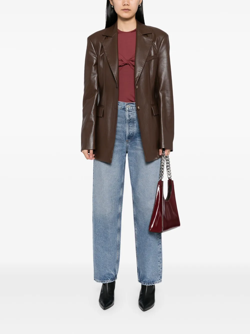 AGOLDE Henson jeans met toelopende pijpen - Blauw