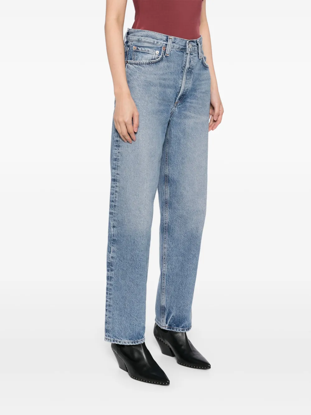 AGOLDE Henson jeans met toelopende pijpen Blauw