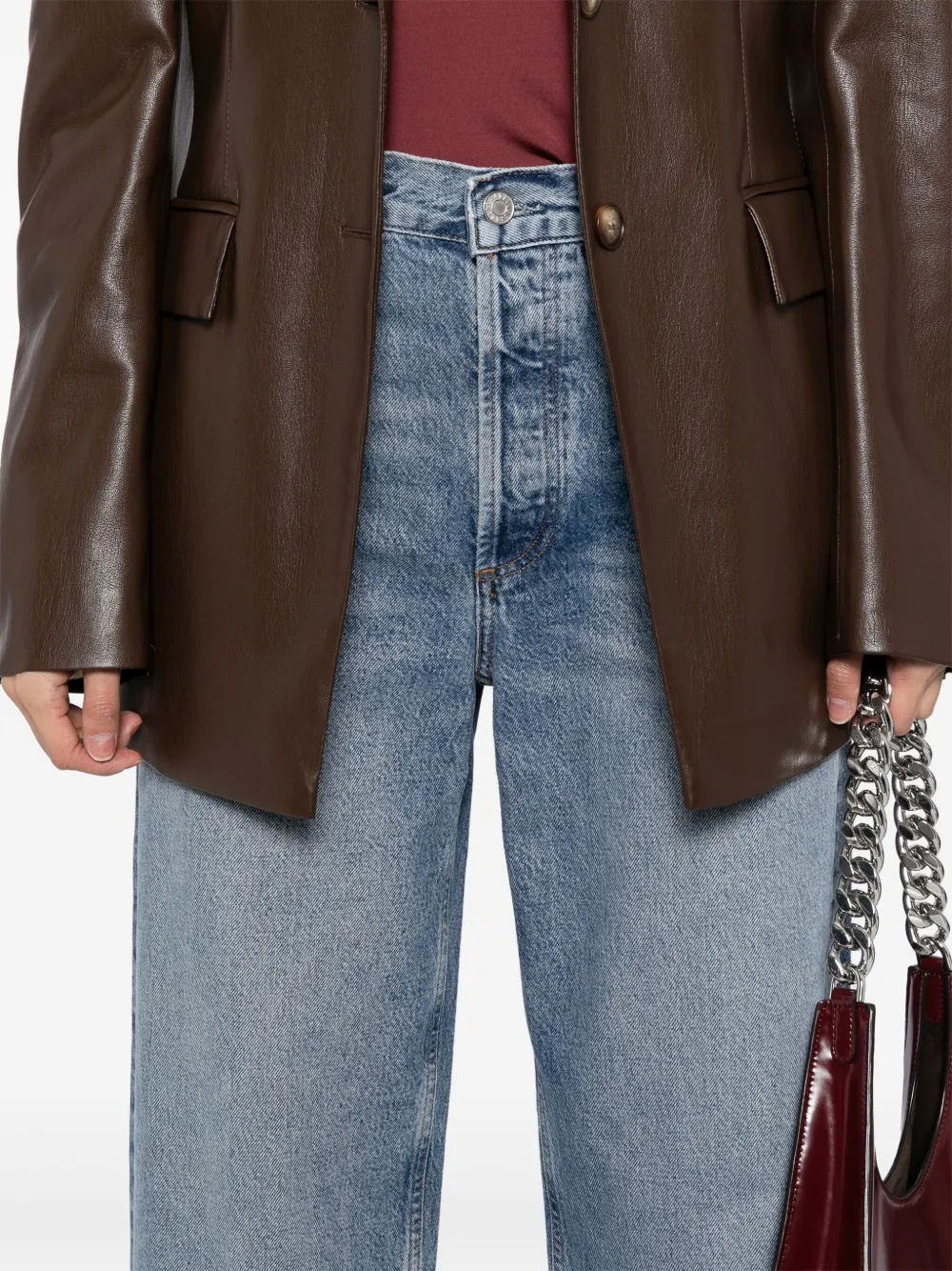 AGOLDE Henson jeans met toelopende pijpen Blauw