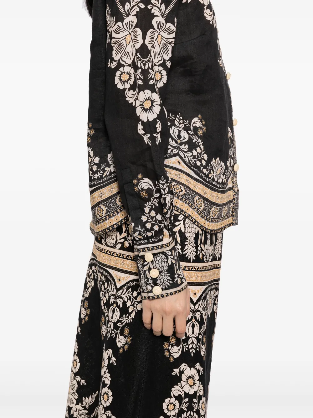 ZIMMERMANN Balance Body blouse Zwart