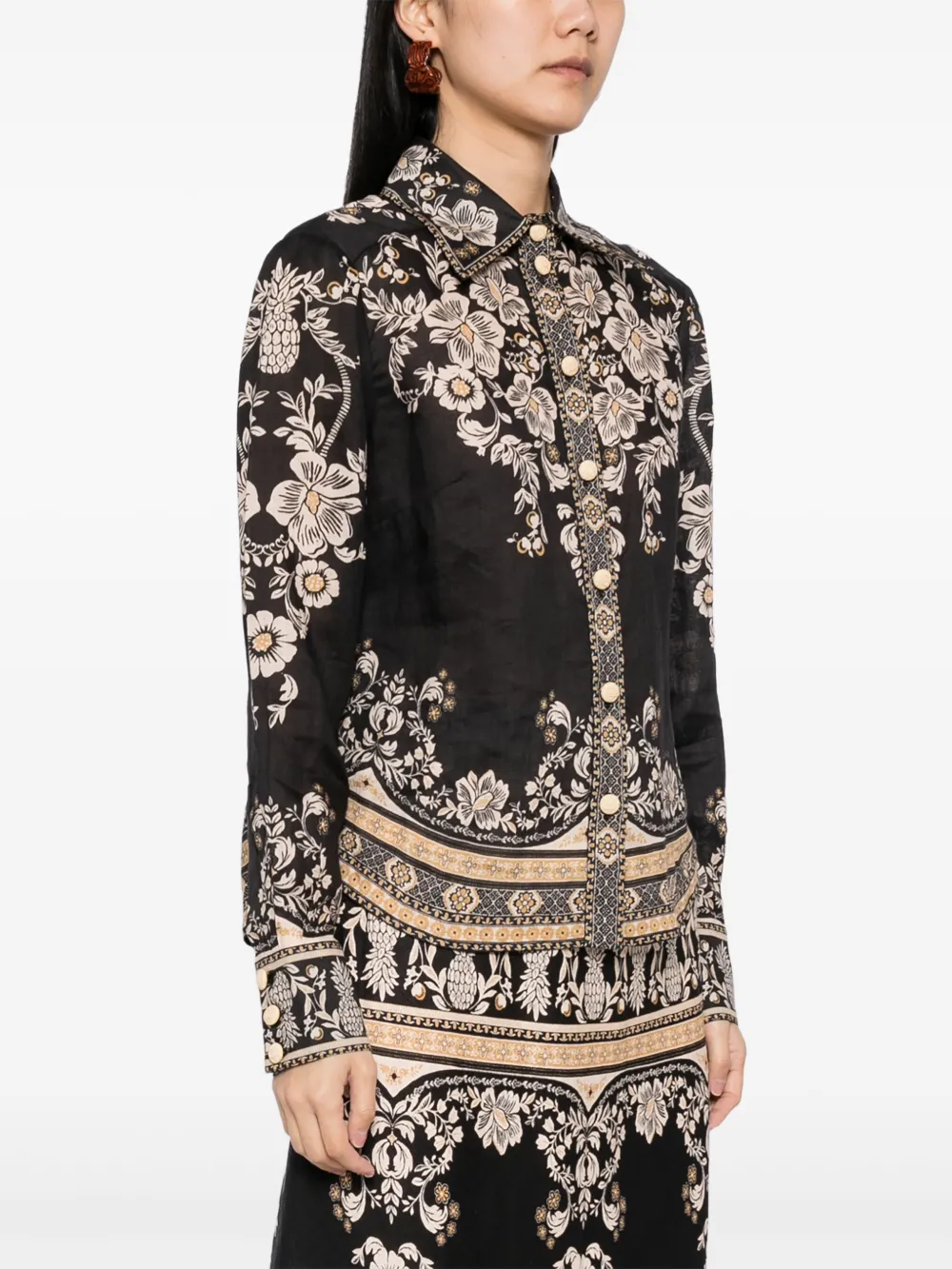 ZIMMERMANN Balance Body blouse Zwart