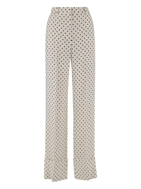 Valentino Garavani silk trousers