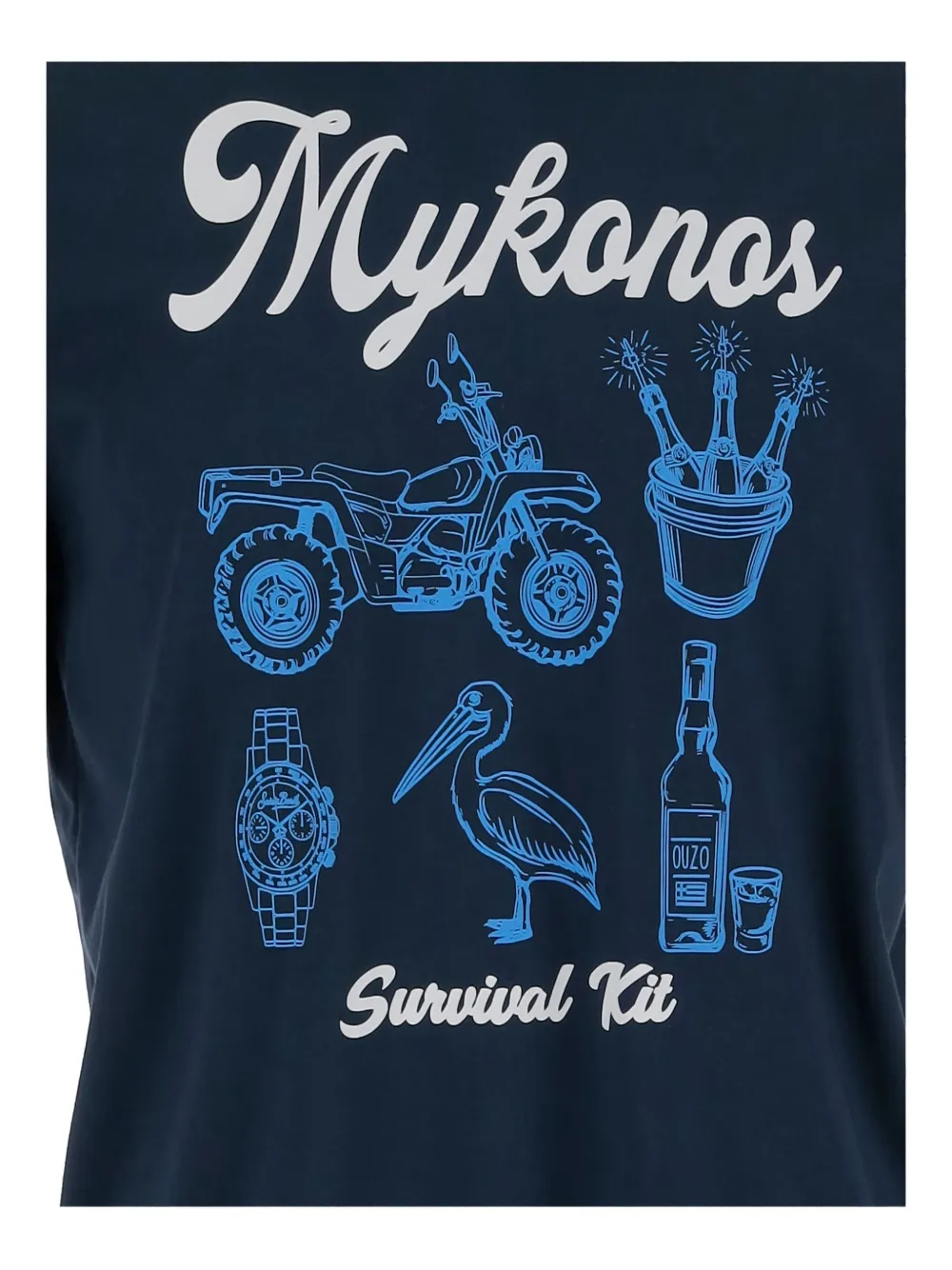 MC2 Saint Barth Mykonos T-shirt Blauw