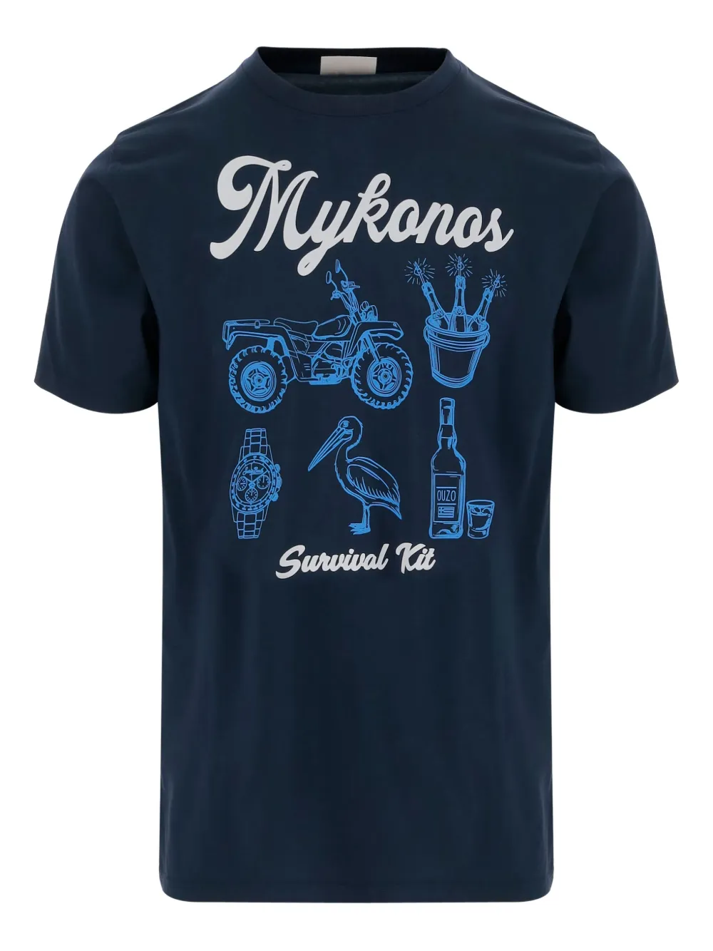 MC2 Saint Barth Mykonos T-shirt Blauw