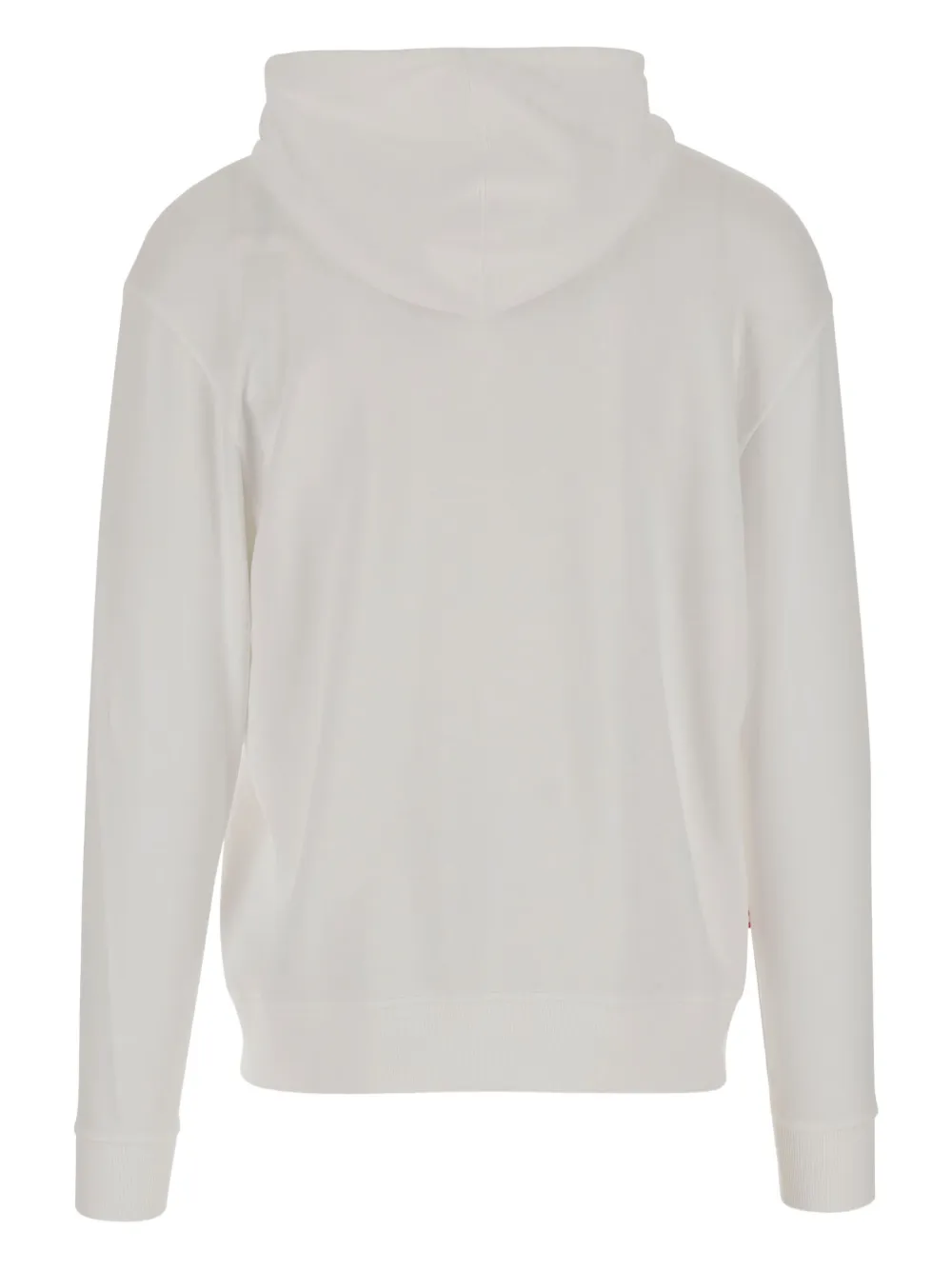 Mc2 Saint Barth Cotton Zip-up Hoodie In White