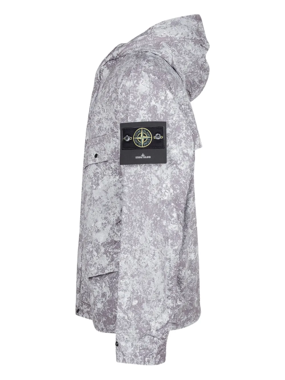 Stone Island Jack met Compass-print Grijs
