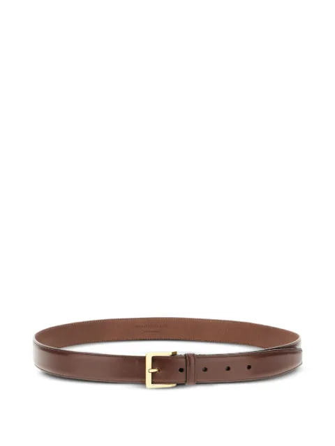 Saint Laurent 레더 버클 벨트