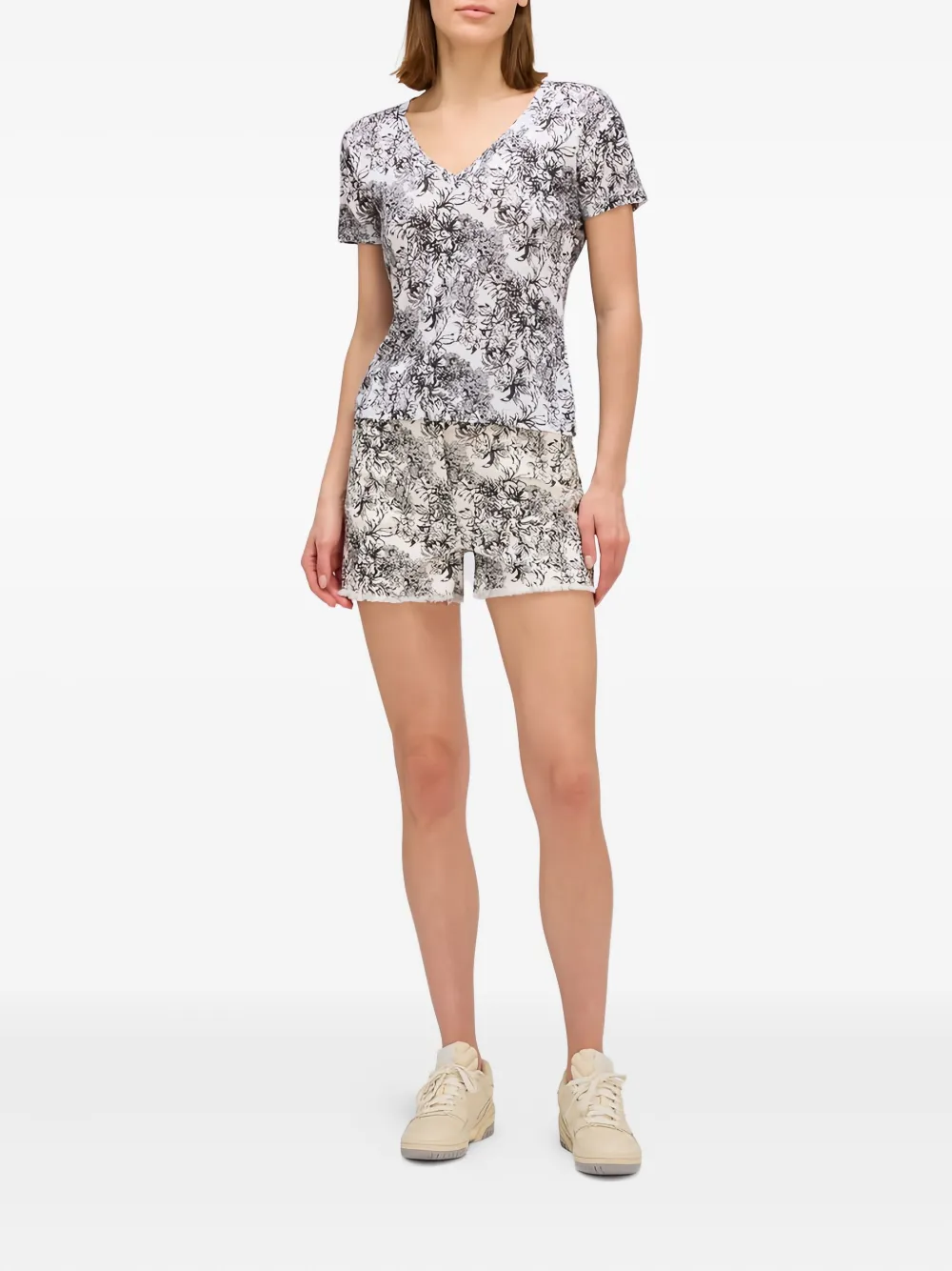 Sundek floral-print frayed shorts | Short & Mini Shorts | Image 2
