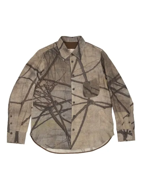 Ziggy Chen digital-print shirt