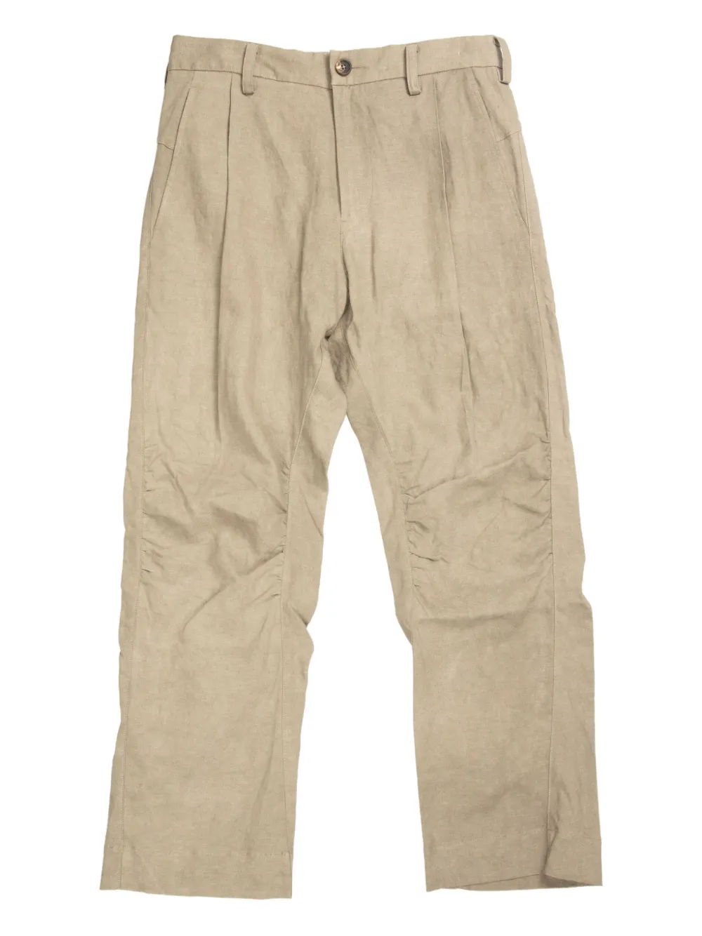 Ziggy Chen elasticated-waist trousers | Neutrals | Image 1