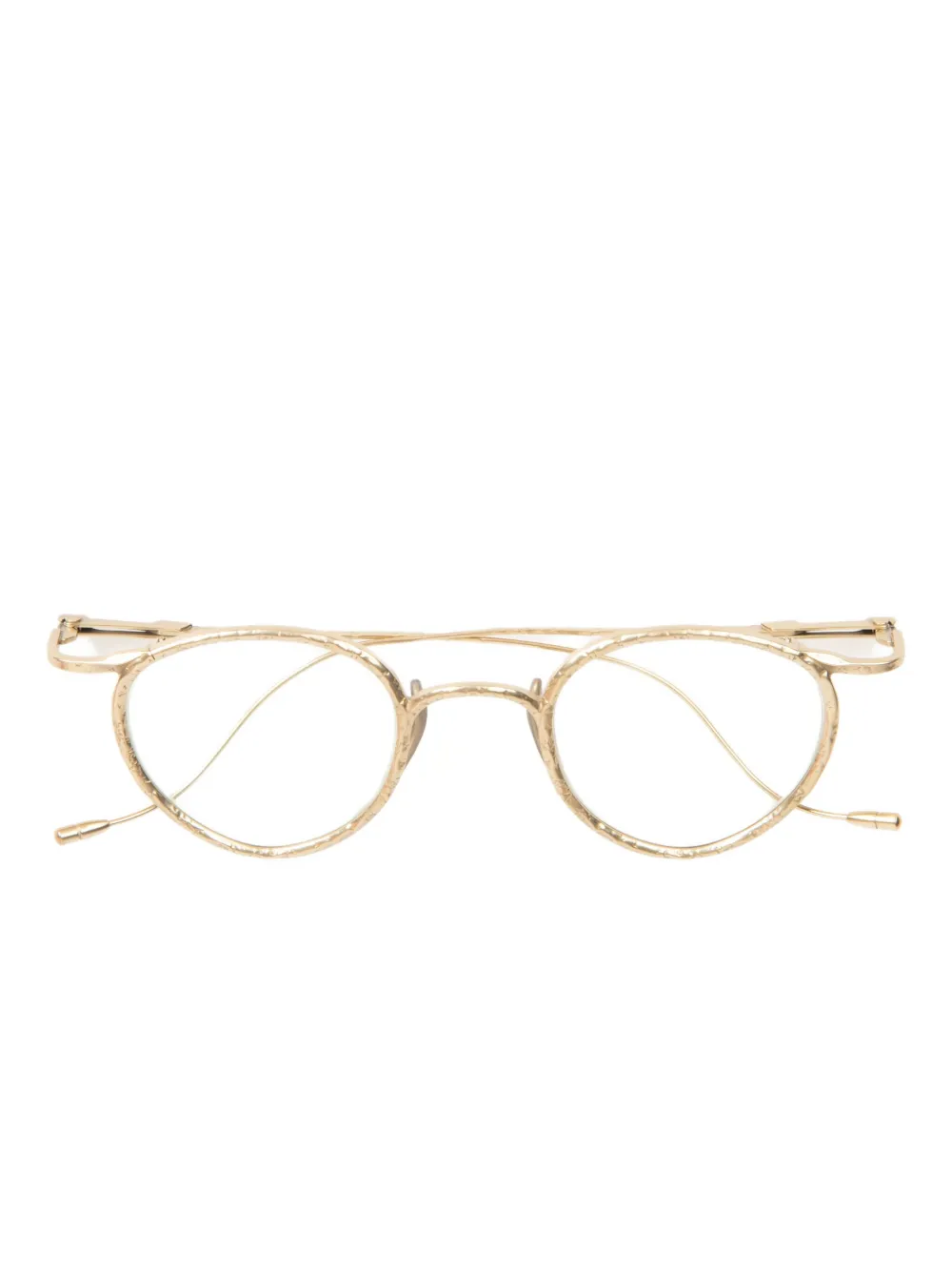 Ziggy Chen lunettes de vue à fini martelé | or | Image 1