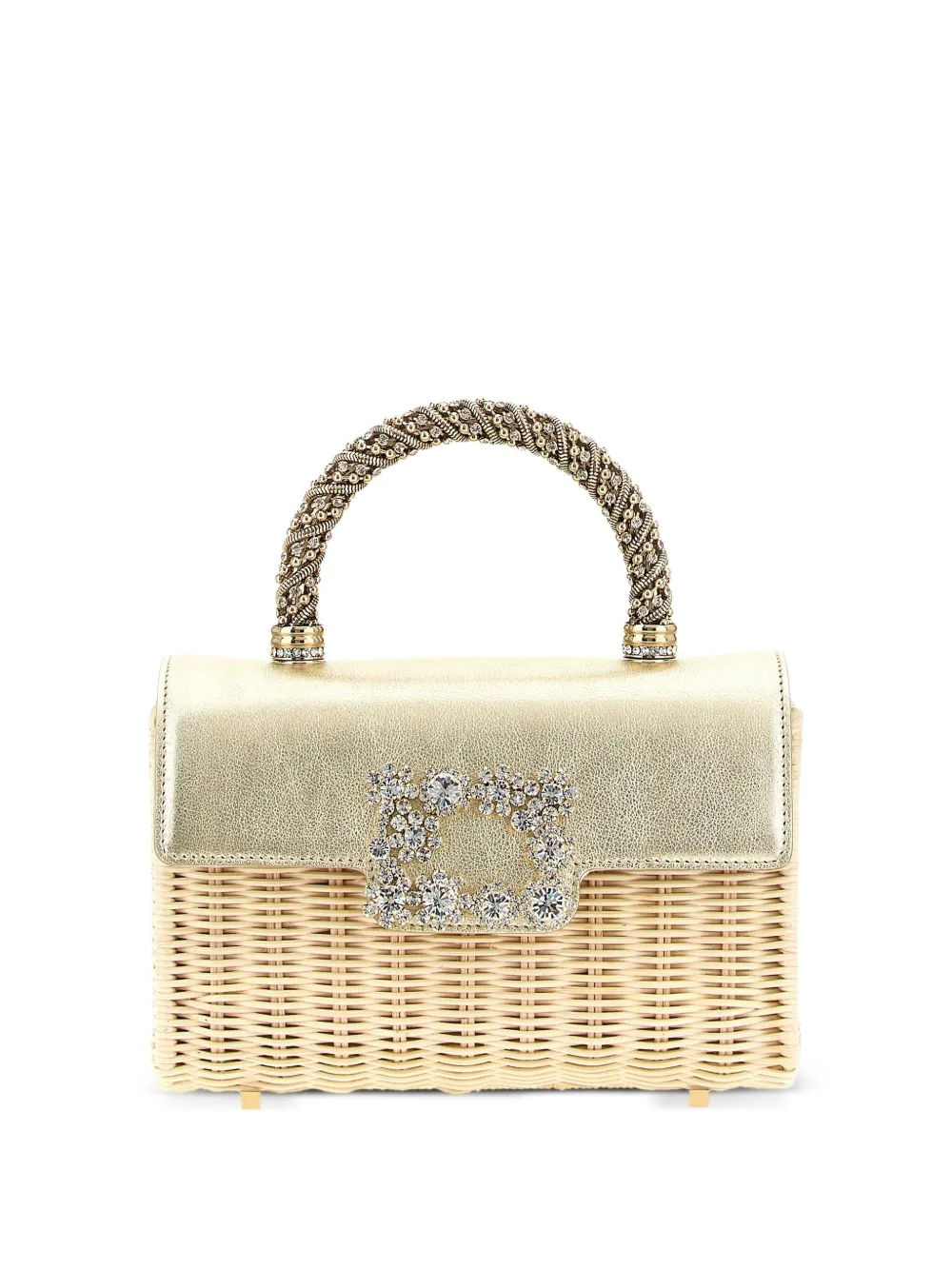 Roger Vivier mini Jewel Efflorescence tote bag | Neutrals | Image 1