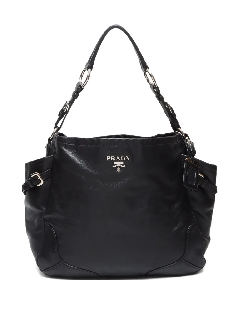 Prada Pre-Owned شنطة كتف جلد 2010-2020 | أسود | Image 1
