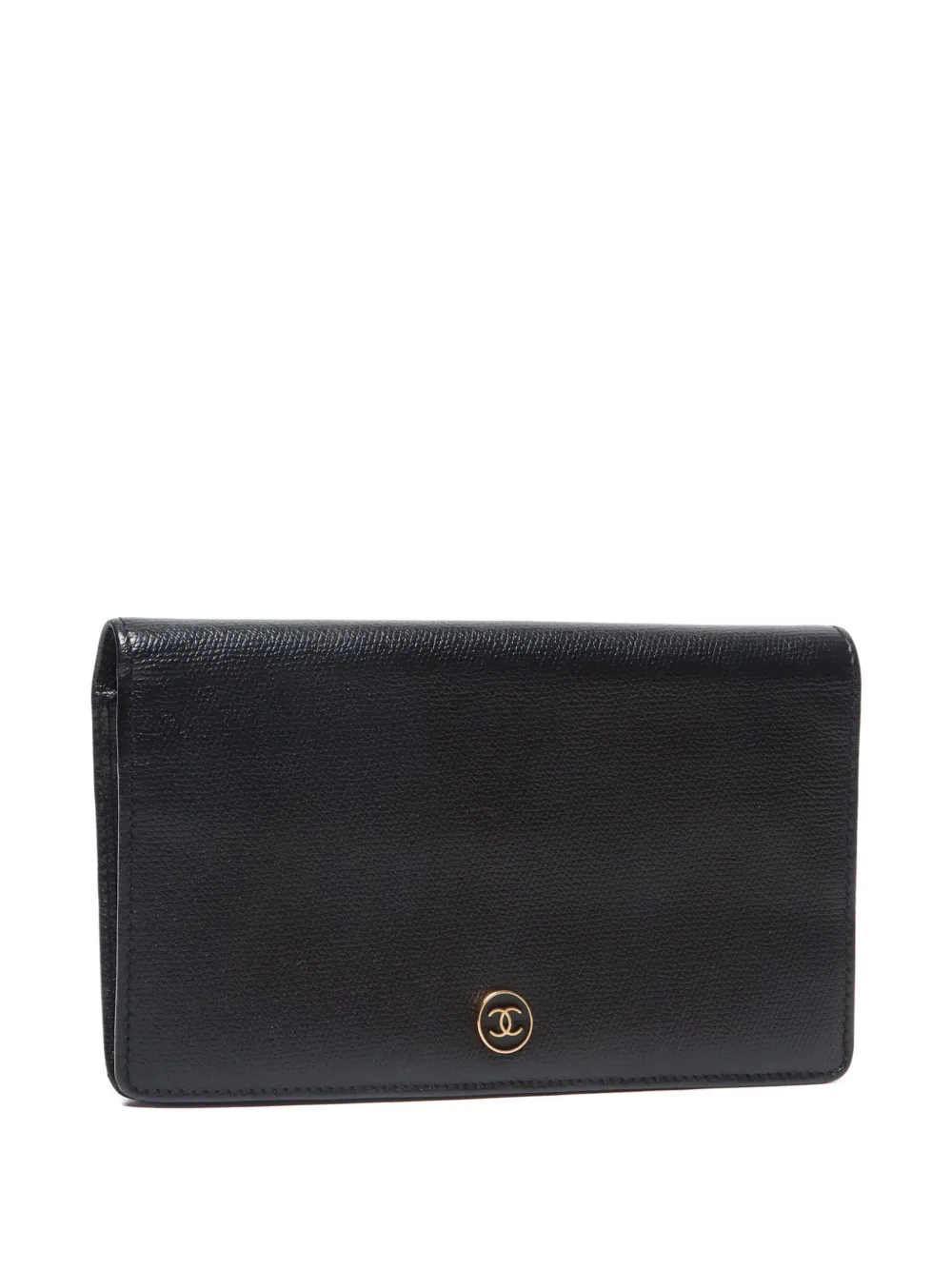 Pre-owned Chanel 2004-2005 Cc Leather Wallet