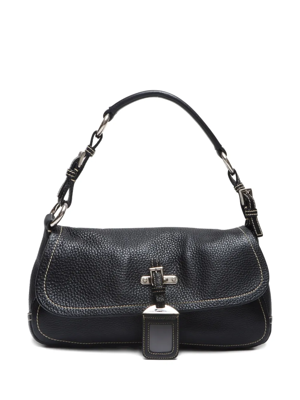 Prada Pre-Owned 2000-2020 leather shoulder bag | Black | Image 1