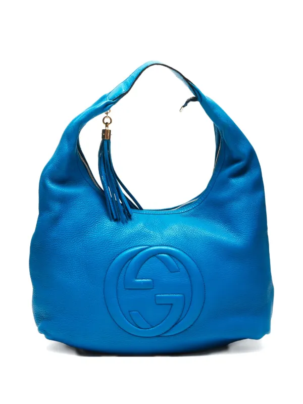 Gucci Pre-Owned 2000-2020 ソーホーショルダーバッグ | ブルー