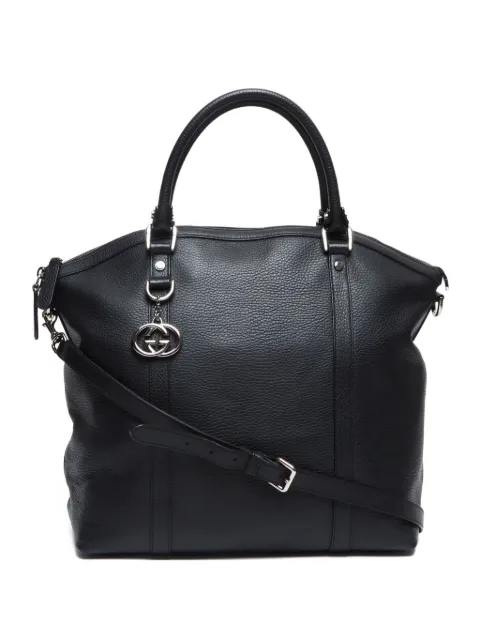 Gucci Pre-Owned 2010-2024 Double G-logo two-way handbag 